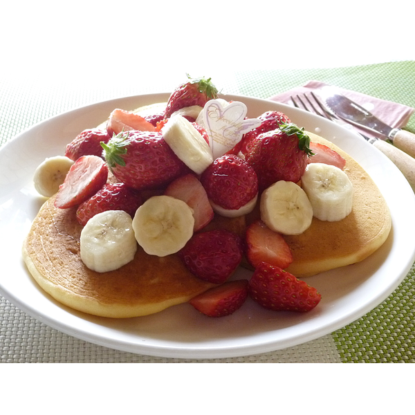 クミタス レシピ 小麦 乳製品なし バニラ風味の米粉パンケーキ